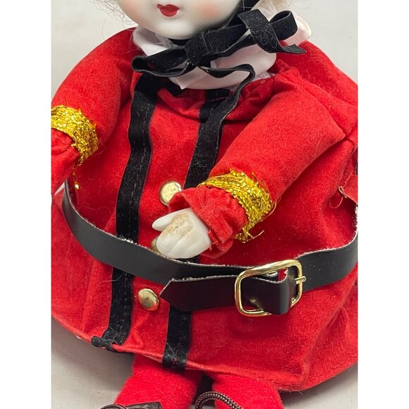 vintage Toyland soldier animated musical Christmas decor figurine red READ - Picture 3 of 9